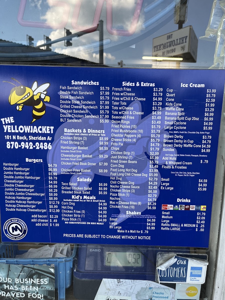 Menu Yellowjacket Drive-In-6